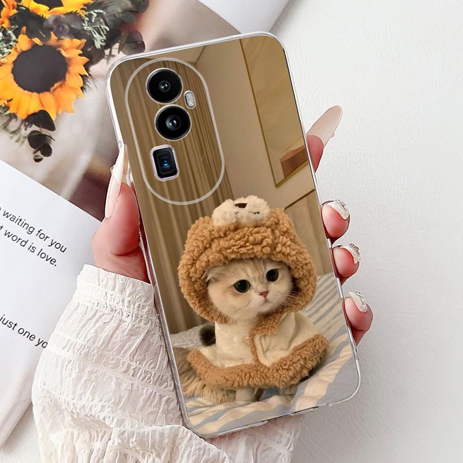 For OPPO Reno 10 Pro Plus Case CPH2521 Cover Popular Dragon Carp Cartoon Soft Silicone Funda For OPPO Reno 10 Pro Reno10 5G Capa