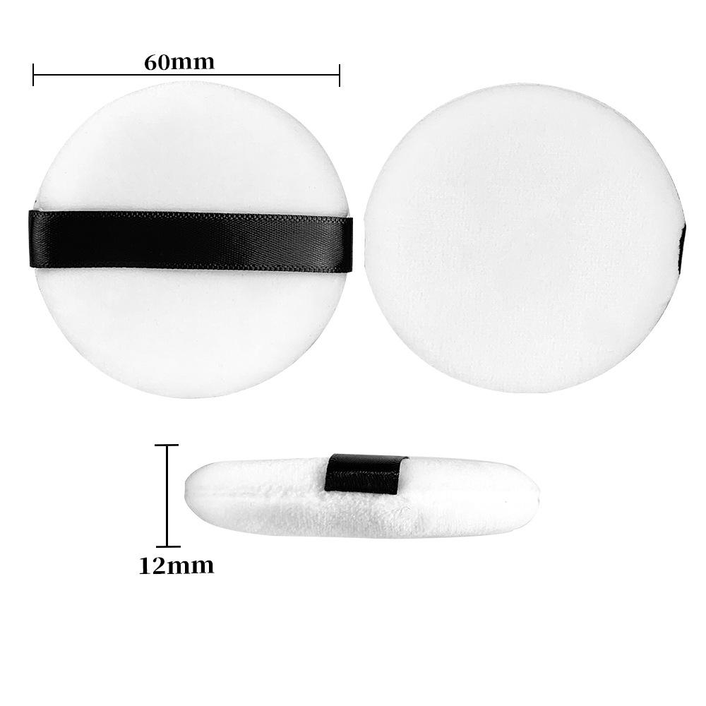 Crystal Fluff Super Soft Double-Sided Loose Powder Puff - Non-Absorbent Compact
