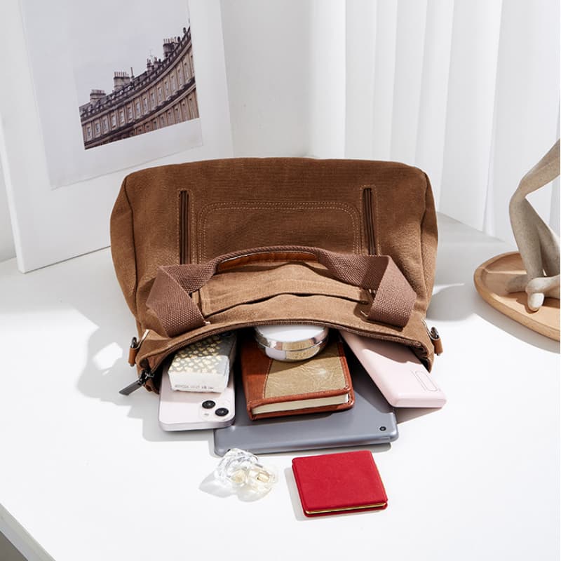 New Fashion Canvas Large Capacity Women's Bag Shoulder Bag