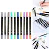 Food Coloring Pens Color Double Sided Edible Food Coloring Marker with Fine and Thick Tip Food Grade Marker for DIY