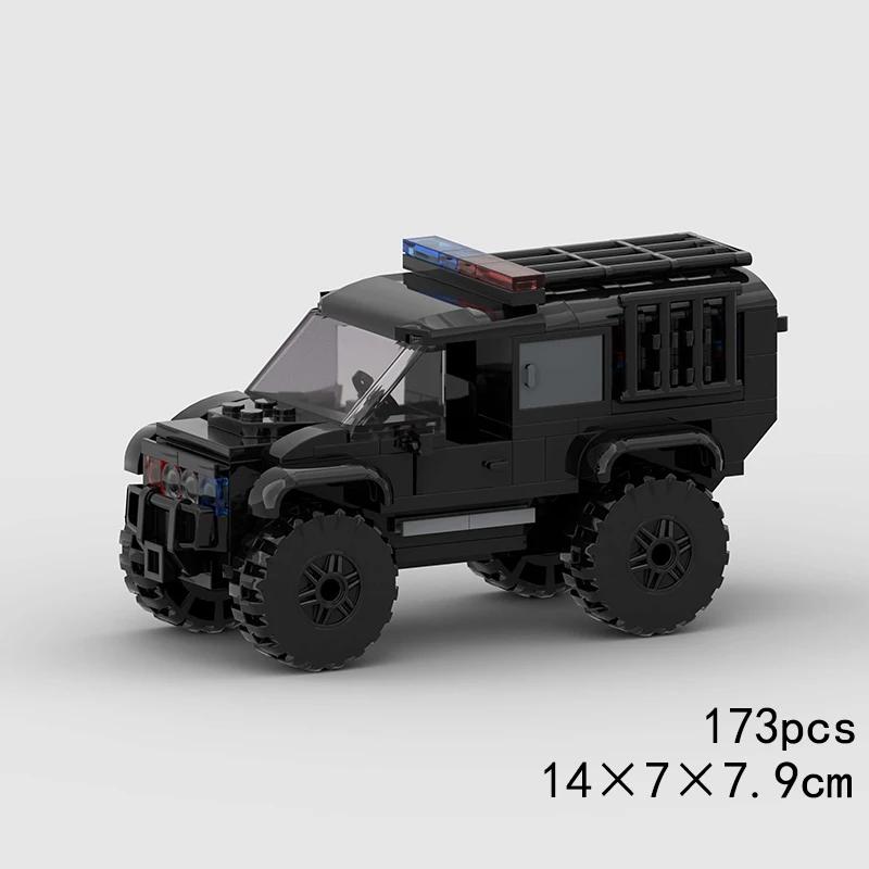 MOC Mașină Off Road Super Curse SUV Model Vehicul Blocuri de Construcție Viteză Raliu Sport Cărămidă de Curse Cadou de Crăciun Jucărie Tehnică de Oraș
