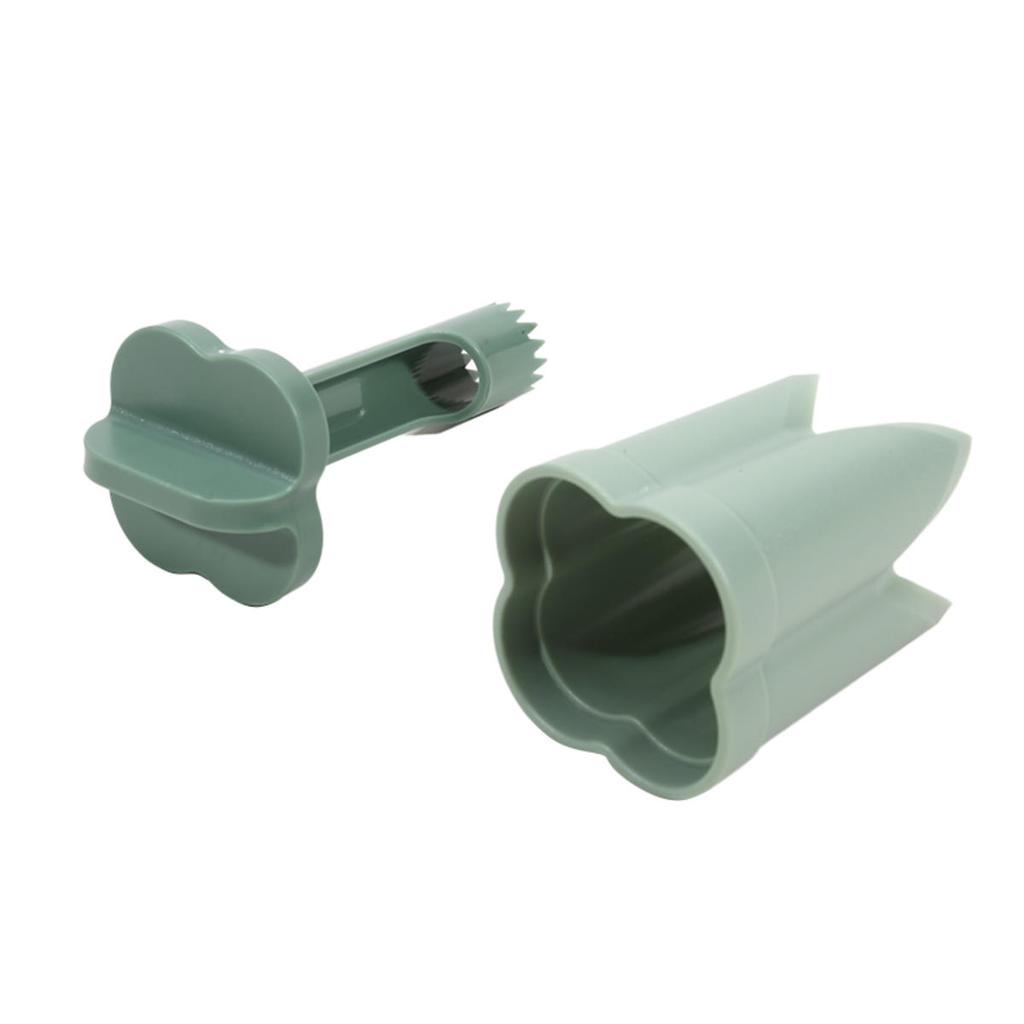 Reusable 2-in-1 Fruit Pepper Corer Color Pepper Corer Seed Removing Tool Portable Kitchen Utensil Fruit Vegetable Coring Tool Seed Remover