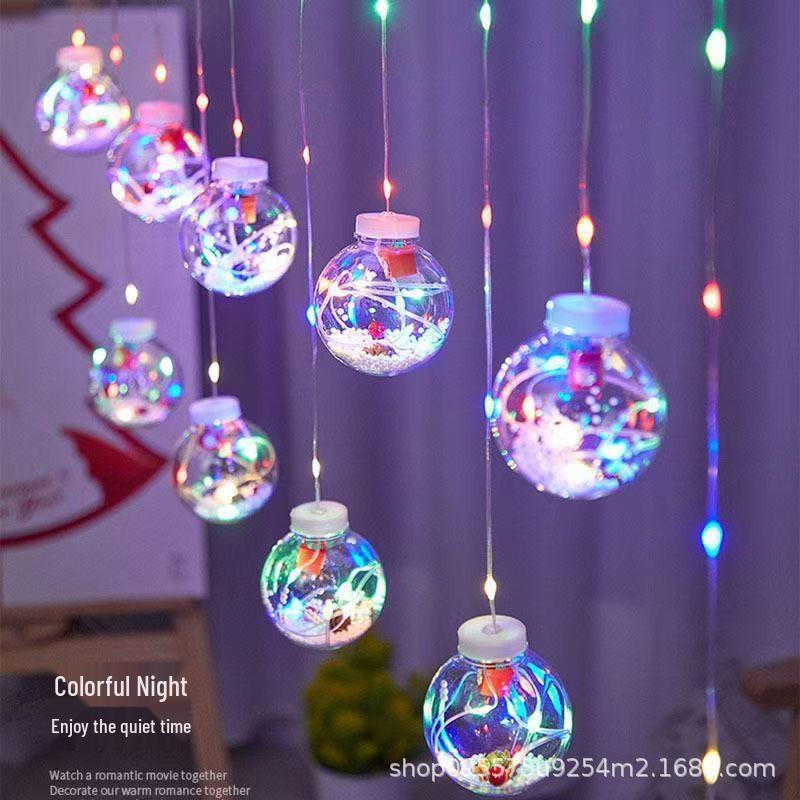 LED Flashing Curtain Lights for Christmas – Indoor Decorative Atmosphere Lighting