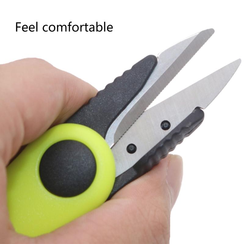 Foldable Line Cutter Stainless Steel Fishing Scissors Fishing Line Cutter for Braided Line Fishing Tackle Accessories