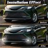 LED Fog Lamp For Toyota Sienna    2024 Front Bumper Fog Light Driving Lamp Assembly High Power 12V