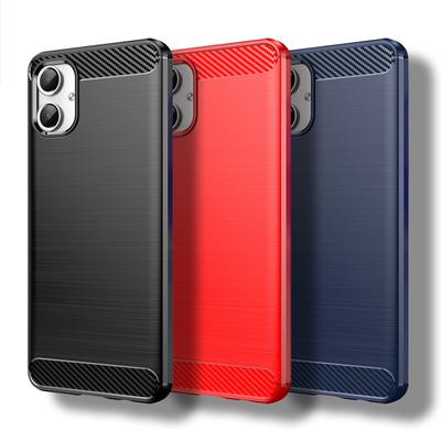 Pour Samsung Galaxy A06 Étui Pour Samsung A06 Housse Fibre de Carbone Antichoc Silicone Protection Bumper Pour Samsung Galaxy A06