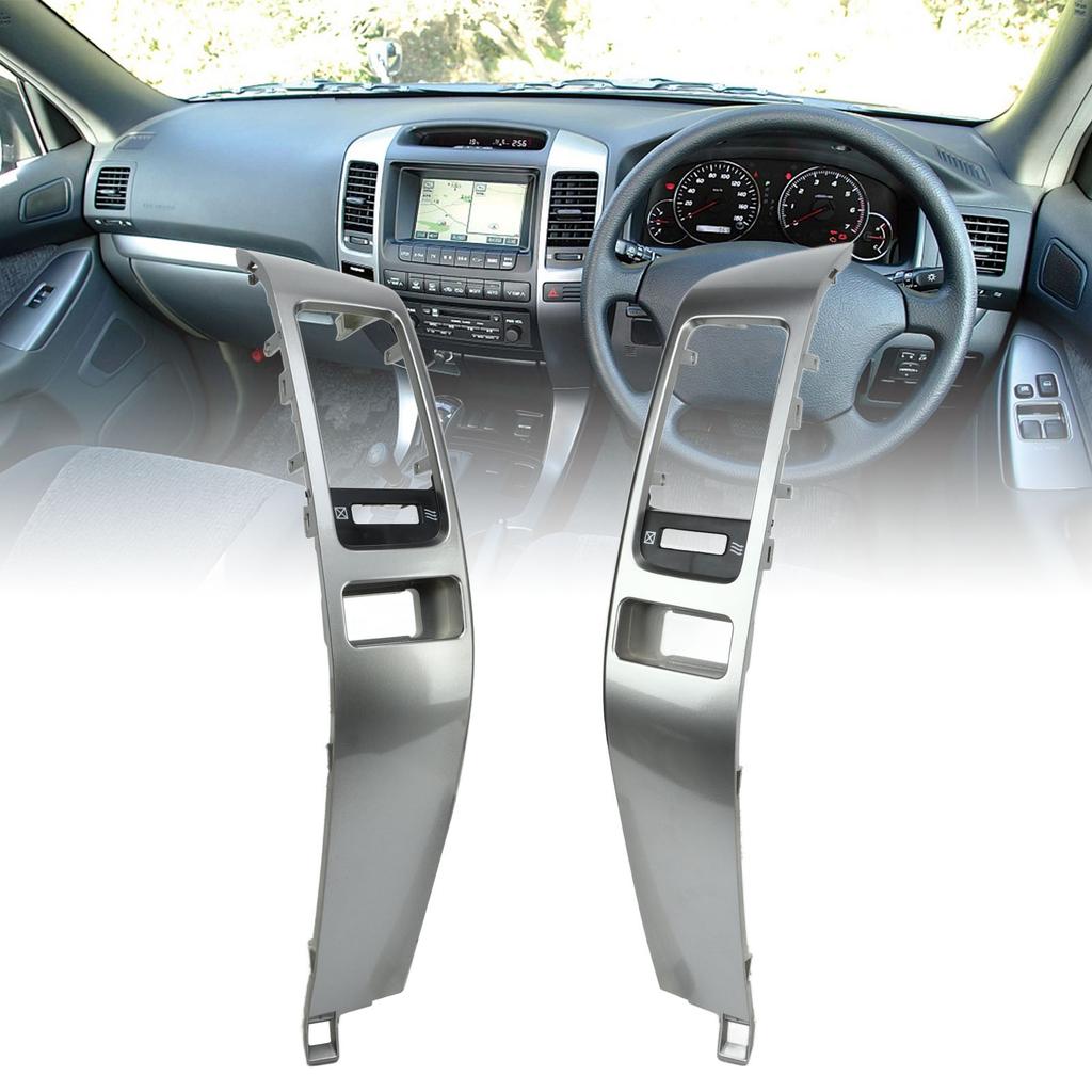 Dashboard Air Vent Panel Left Right Set 55474‑60040 55475‑60040 Replacement for Land Cruiser Prado 2003‑2009