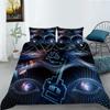 Set da letto di lusso Nuova trapunta Stampa figura 3D Camera da letto familiare Matrimoniale Copripiumino e federa Microfibra