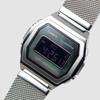 CASIO STANDARD PREMIUM Series A1000M-1BJF Unisex Digital Watch Stainless Japan
