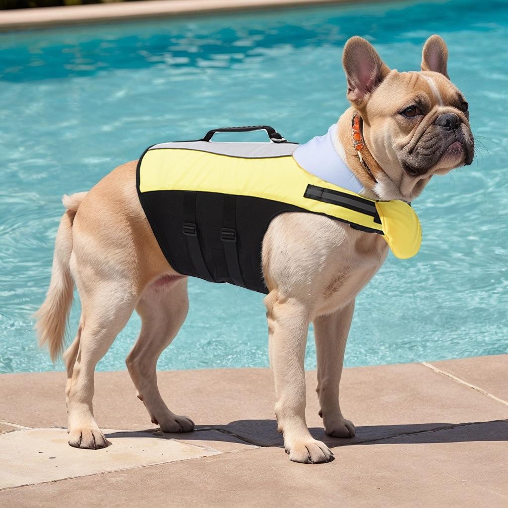 Pet Life Jacket New Dog Life Jacket Swimming Suit Teddy Golden Retriever Dog Life Jacket Wind