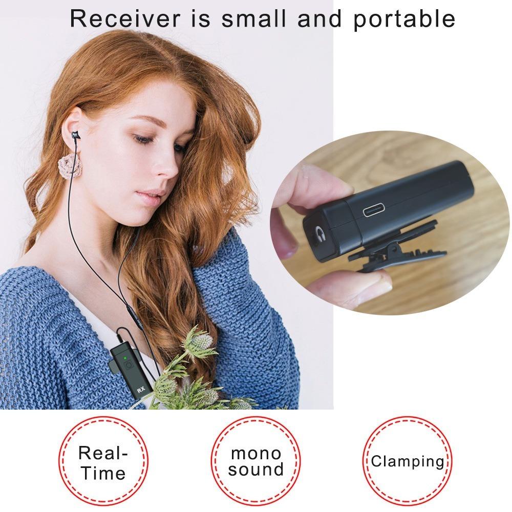 Wireless In Ear Monitor System IEM UHF Mono Transmitter Receiver Low Latency for Studio Band Live Performance