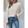 Spring/autumn Women's Blouse, Solid Color Casual Long Sleeve T-shirt and Tops