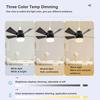 Dpofirs Light Ceiling Fan with Light and Remote, 3000‑6500K Dimmable LED Ceiling Fan with Timer, E26 Light Bulb Screw in Ceiling Fan for Bedroom,