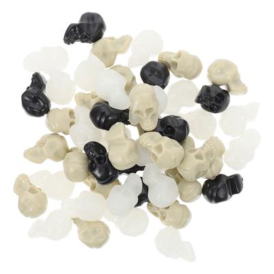Halloween Decoratie Kleine Schedel Bulk Speelgoed Spookhuis Prop Decoraties Hoofd Ornament