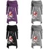 Festive Women's Santa Claus Sweater Jumper With Soft Material For Christmas Celebrations