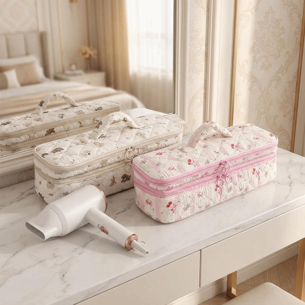 Large Capacity Hair Dryer Storage Bag Dust-proof Curling Iron Storage Bag Make Up Bag Women