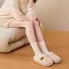 Winter Cotton Slippers Women Wear Non-slip Home Plush Slippers Winter Indoor Plush Warm Wool Slippers Men