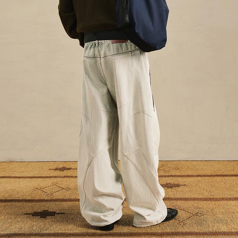 CALLIGRAPHY Men's Loose Fit Spiral Jeans