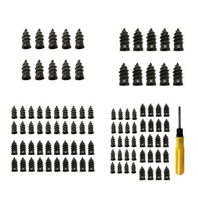 10/40 Stück Reifenreparatur Gumminägel Schwarz Autoreifen Reparatur Gumminagel Set Vakuum Reifenreparatur Nagel Radreparaturen Pannen Kit