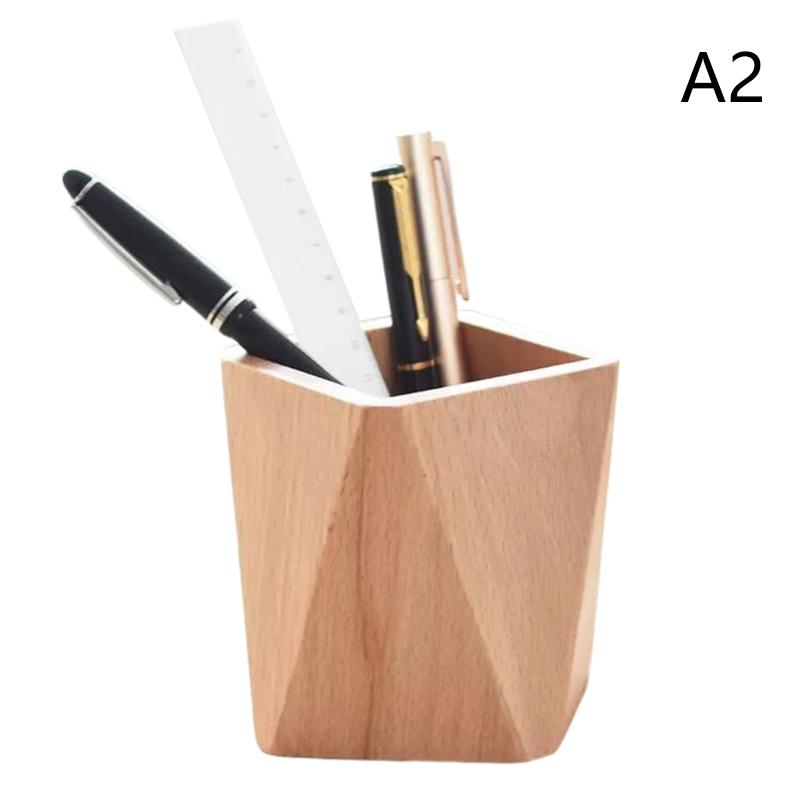 

Геометрические линии из орехового дерева, настольные держатели для ручек, вместительная коробка для ручек, органайзер для деловых ручек в скандинавском стиле