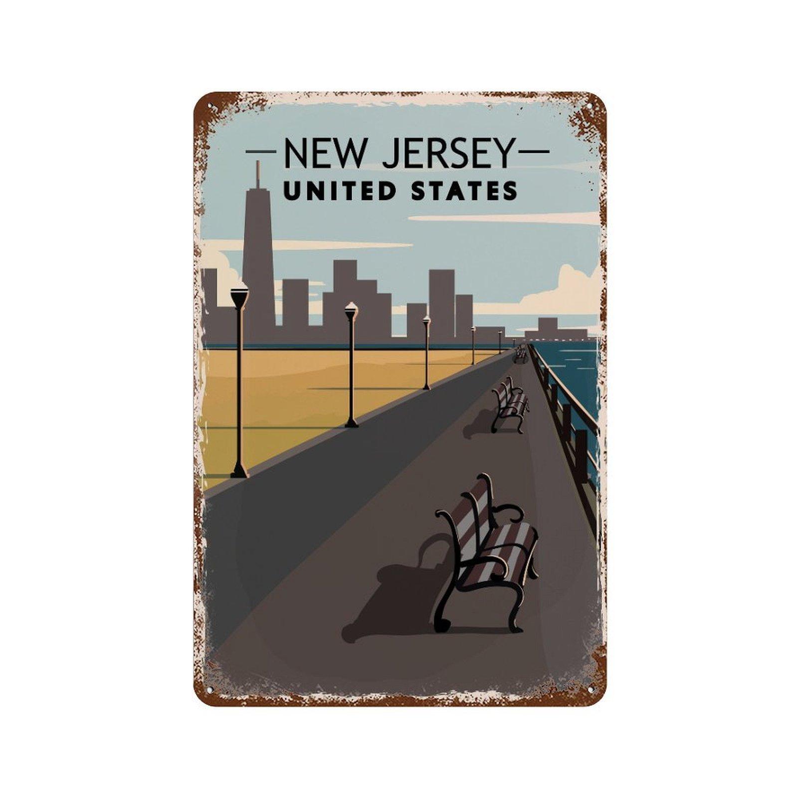 

1PC Vertical Vintage Metal Wall Sign 20×30cm, Rustic Patina Tin Poster for Bar, Café, Garage or Home Decoration, Classic Retro Hanging Wall Art 20*30CM