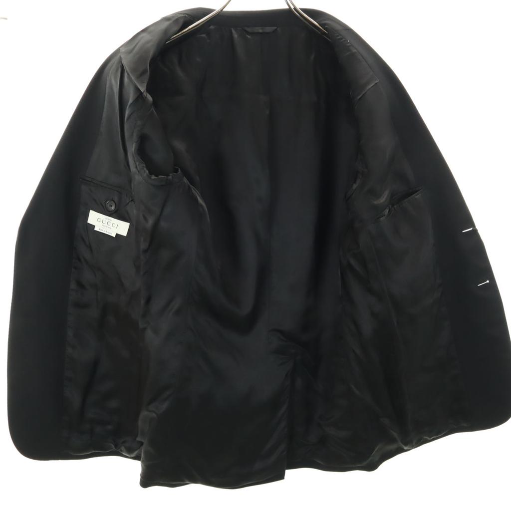 unused GUCCI Made in Bulgaria 100% wool suit Setup Black series Tagged Men's Used