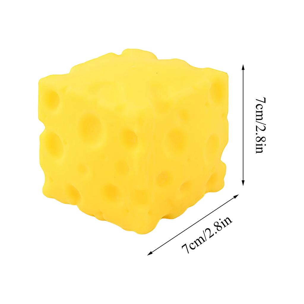 Giant Cheese Squeeze Toy Extra Large Size Cheese Squishy Fidget Toys Slow Rebound Shapeable Venting Ball For Adults Gifts