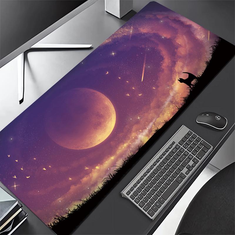 Universe Computer Mouse Pad XL Solar System Gaming Gamer Mat Space Large Mousepad for Keyboard Deskmat Starry Sky xMM XXL