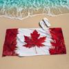 1pc of Canadian Maple Leaf Themed Beach Towel: Featuring a Stunning Design, Essential for The Beach, Comfortable And Absorbent,