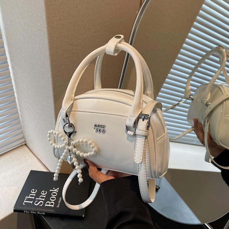 High-end small bag women's new spring and summer versatile messenger bag portable bowling bag