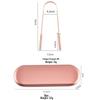 Pure Copper Tongue Scraper and Cleaner – Portable Tongue Brush Tool for Effective Oral Hygiene