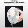 Premium 304 Durable Metal Salad Dryer For vegetables And Small Fruits With Space Saving Construction