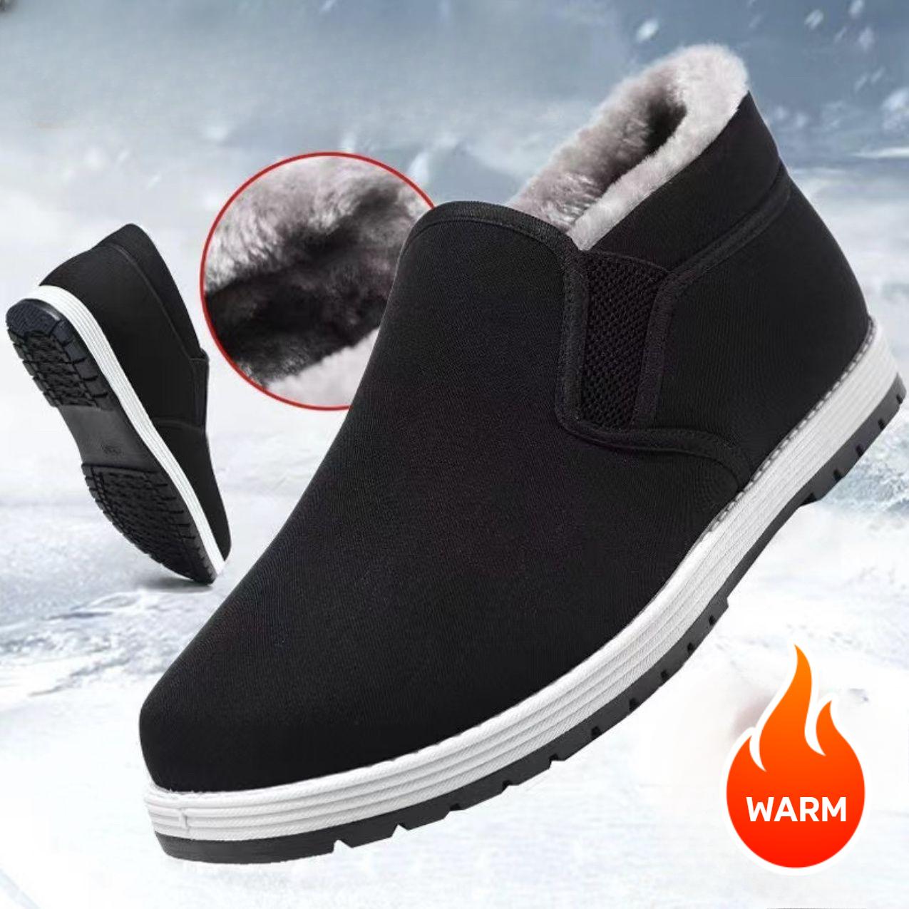 

Зимняя утолщенная и мягкая теплая обувь Зимние ботинки Обувь больших размеров 44