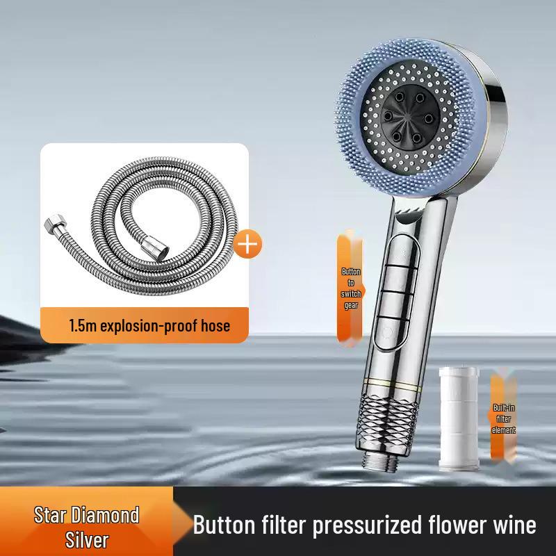 Love Rain Pressurized Handheld Shower Head Filter