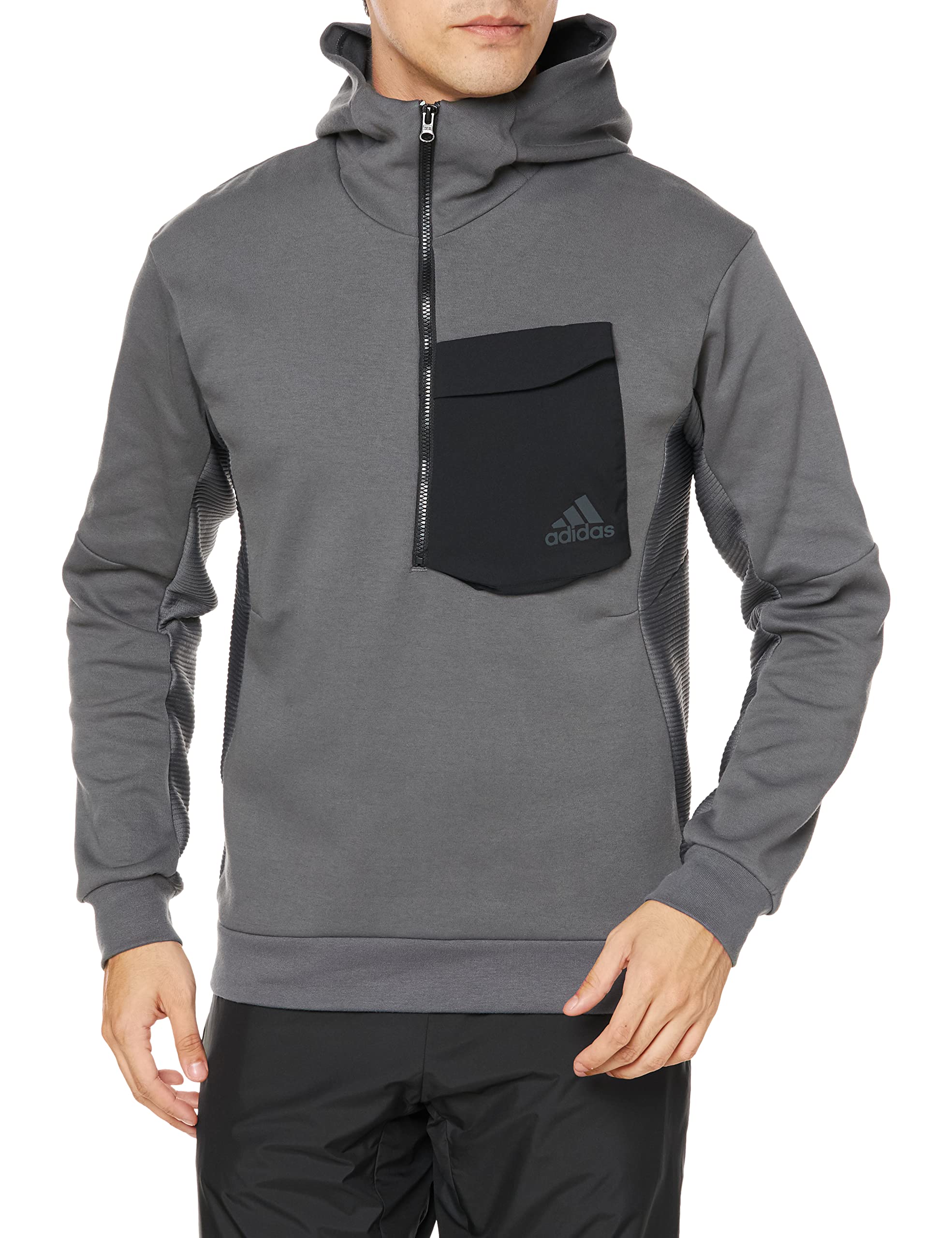 

Толстовка Adidas Дизайн для игрового дня Худи GE028 Серый Пять XL Мужская (HN0409)