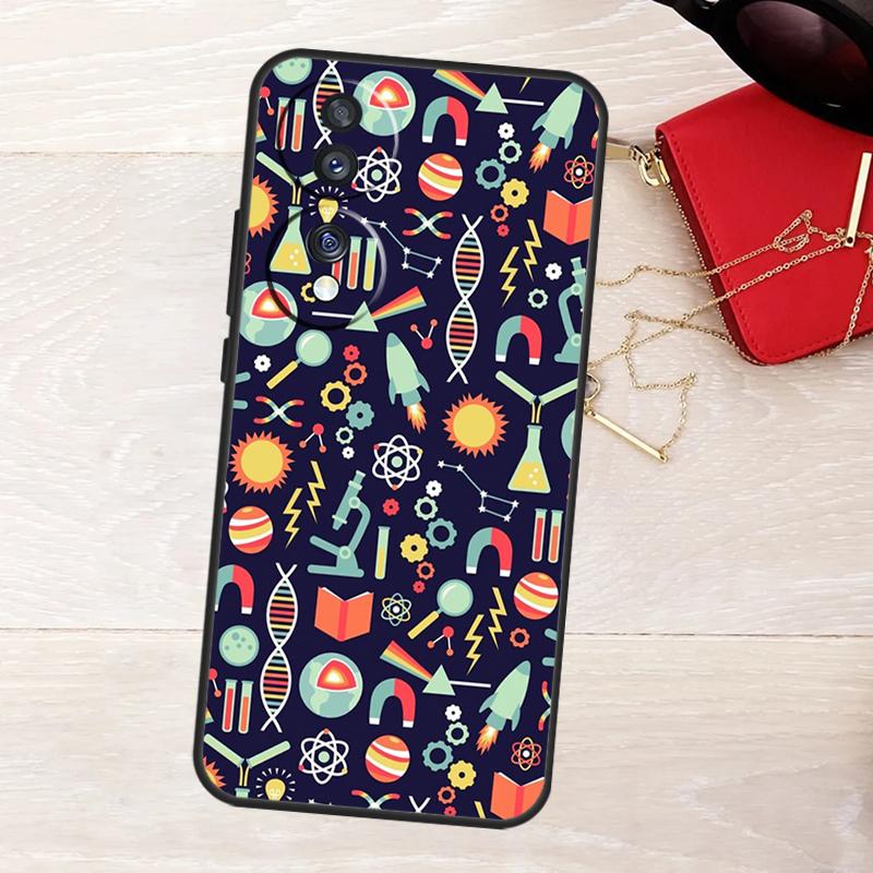 Science Biology Laboratory Case For Honor 400 Pro 200 50 70 90 X9a X9b X9c X9d X8a X8b X8c Magic 7 Lite 5 6 8 Pro Cover