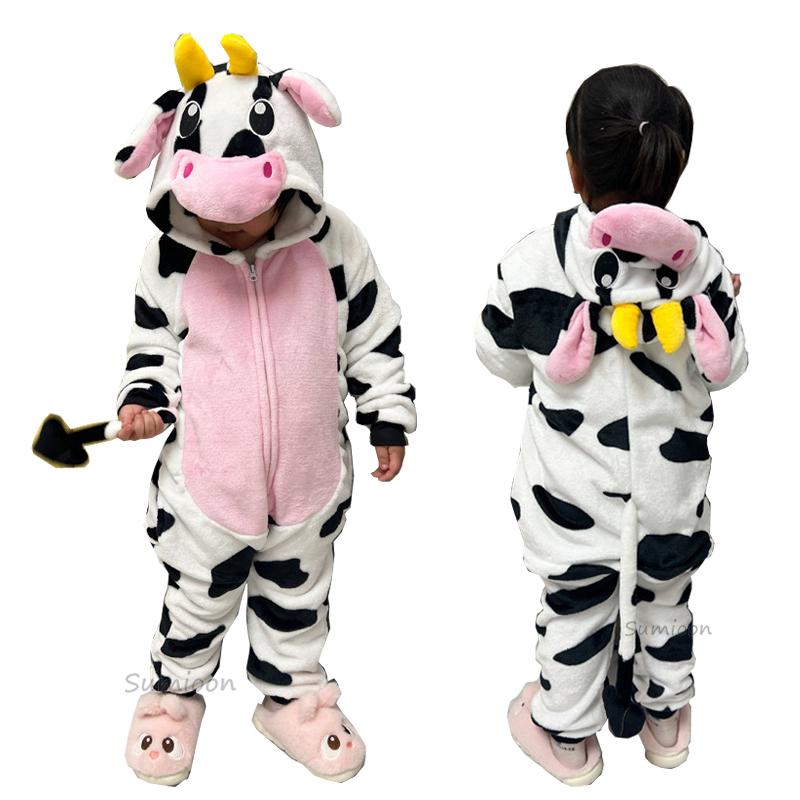 New Winter Unicorn Pajamas for Children Kigurumi Animal Pyjamas Kids Panda Onesie Boys Girls Sleepwear Dinosaur Jumpsuit