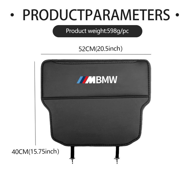Universal Car Seat Backseat Anti-kick Anti Dirty Mat Storage Bag For BMW 1 3 5 7 Series M F01 F20 F10 F13 E52 E53 E60 E93