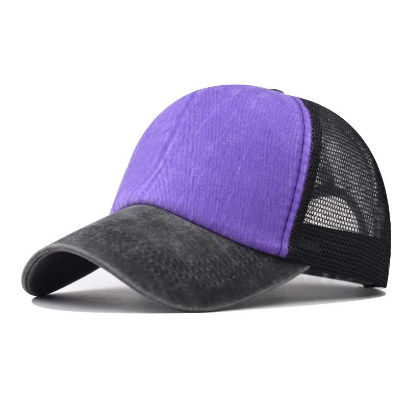 Casquette de Baseball unisexe en coton délavé, couleur riche, pour hommes et femmes, chapeaux de camionneur décontractés, nouvelle collection