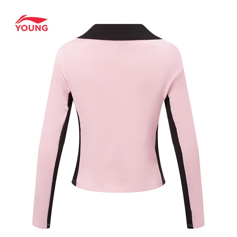 LI-NING Junior Girls' Soccer Polo Long-Sleeve T-Shirt