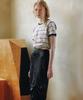ANDNEEDS Pin Satin Skirt (Black)