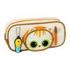 Cartoon Pencil Case Portable Pen Box Stylish Accessory 3D Cat Pen Bag  Office