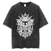 100% Cotton Washed Summer T Shirt Comfortable Fabric Hip Hop Style Streetwear Suitable Casual Urban Style Casual Outfits