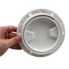 Boat Access Hatches Cover 4/6/8 Inch ABS Round Inspection Plate Twist Screw Out Deck Plate Simple Install for Marine Dec
