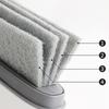 Multipurpose Kitchen Window Sill Gaps Brush With Scraper Double Head For Deeply Cleaning Stubborn Grime In Tight Space