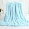 Double Layer Plush Warm Winter Throw Blanket Home Bedspread on The Bed Plaid Chair Towel Sofa Cover Lamb Bed Blankets and Throws