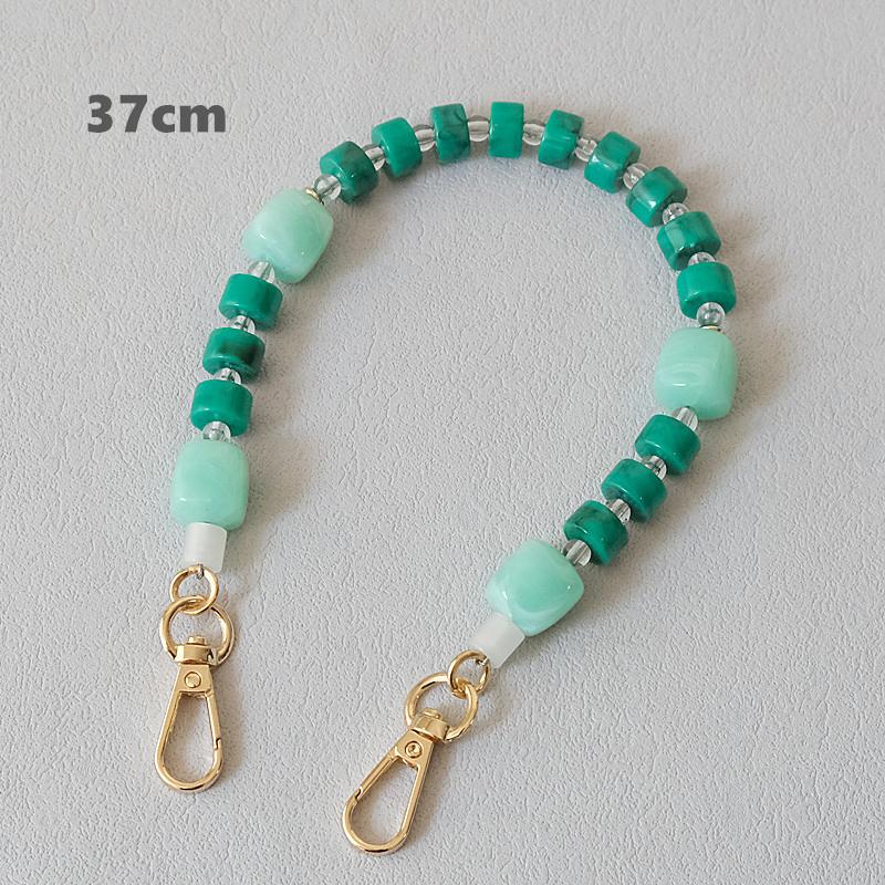 New Fashion Woman Bag Accessory Detachable Candy Beaded Chains Cute Acrylic Luxury Strap Women Elegant Bag Acrylic Handle Chain