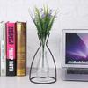 Creative Shapes Black Metal Flower Vase Frame Plant Holder Cafe Home Decor