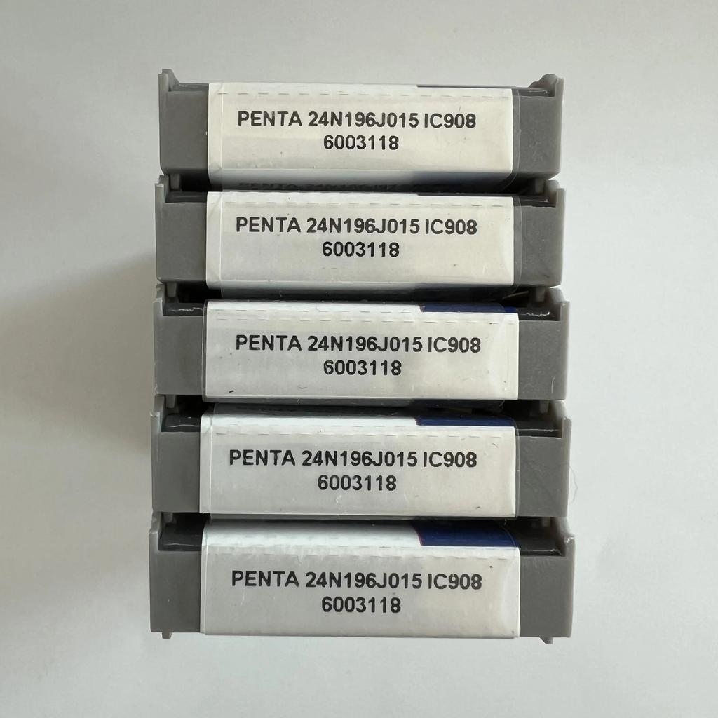 ISCAR / PENTA24N196J015 IC908 /Industrial indexable carbide inserts 5 Pcs