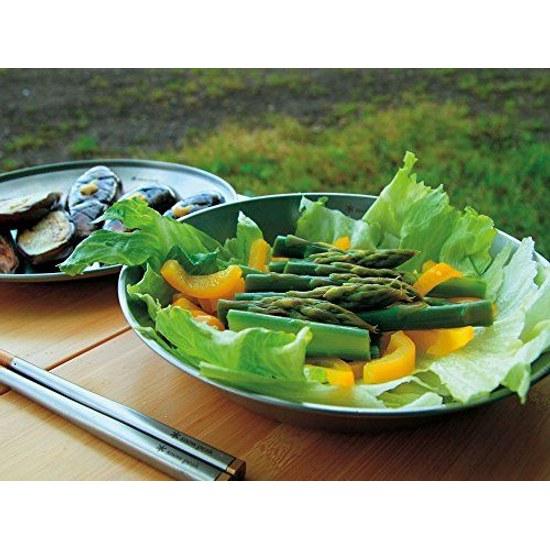 Snow Peak Tableware Set L Solo Stainless Steel Outdoor Style High Gloss Plain